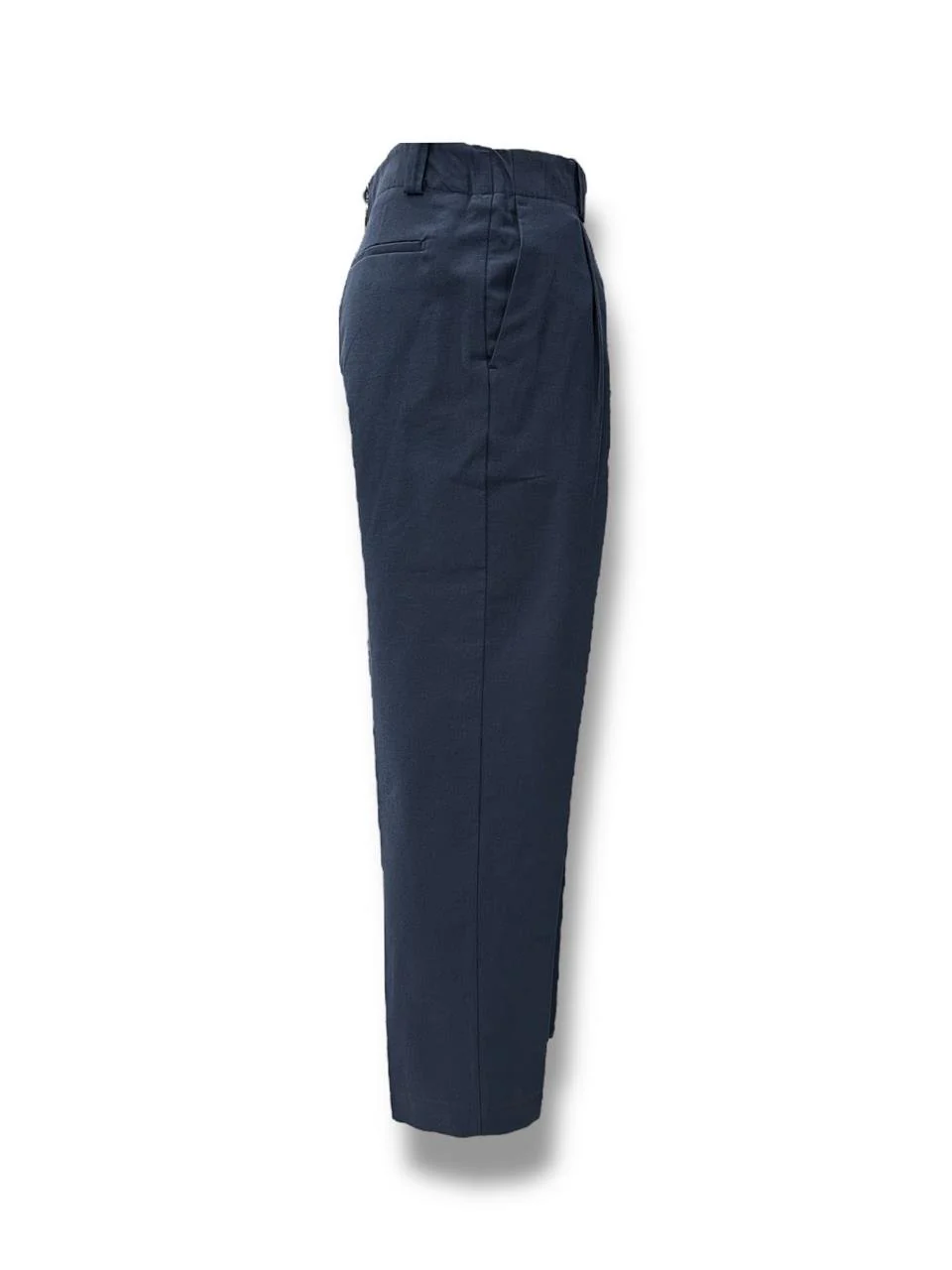 Oversize Gabardin Kumaş Lacivert Ashford Pantolon - Image 2