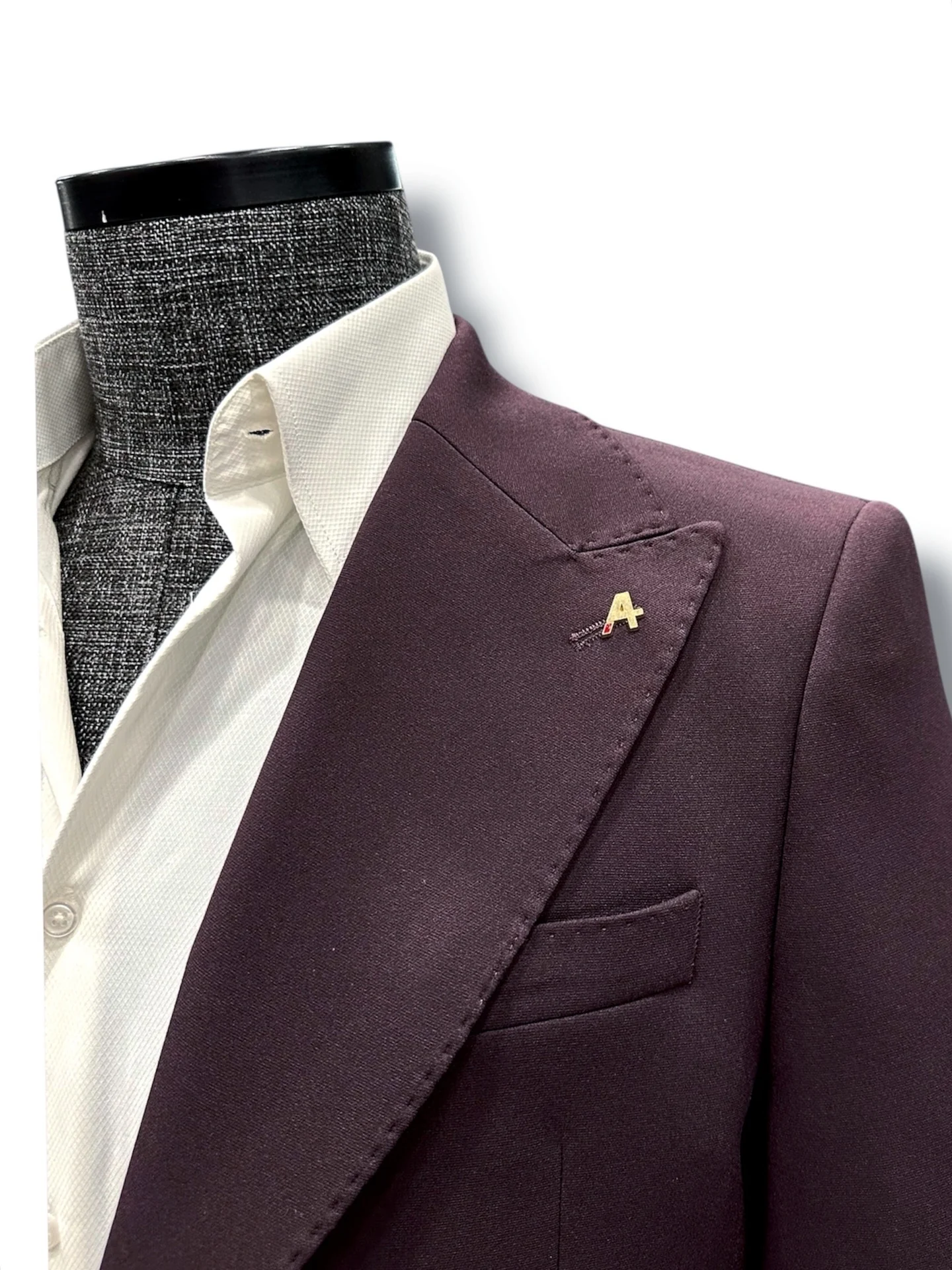 Slim Fit Likralı Kumaş Bordo Boost Takım Elbise - Image 2