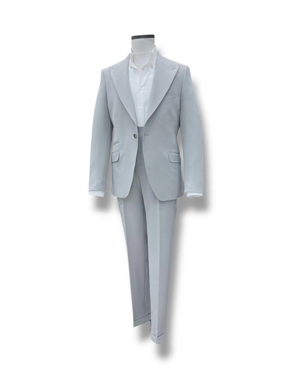 Slim Fit Likralı Kumaş Gri Boost Takım Elbise