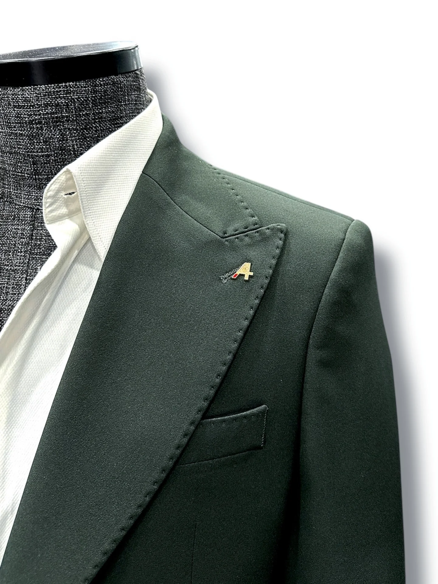 Slim Fit Likralı Kumaş Haki Boost Takım Elbise - Image 2