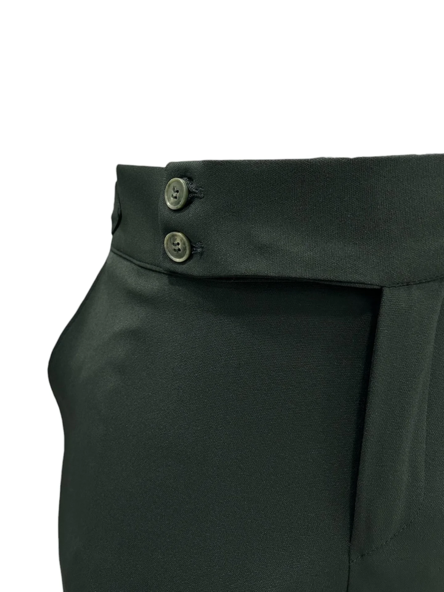 Slim Fit Likralı Kumaş Haki Boost Takım Elbise - Image 3