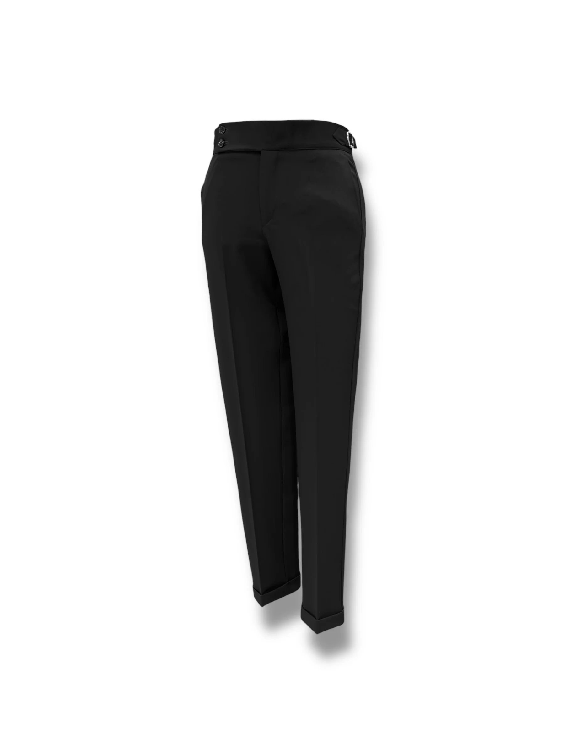 Slim Fit Likralı Kumaş Siyah Boost Takım Elbise - Image 4