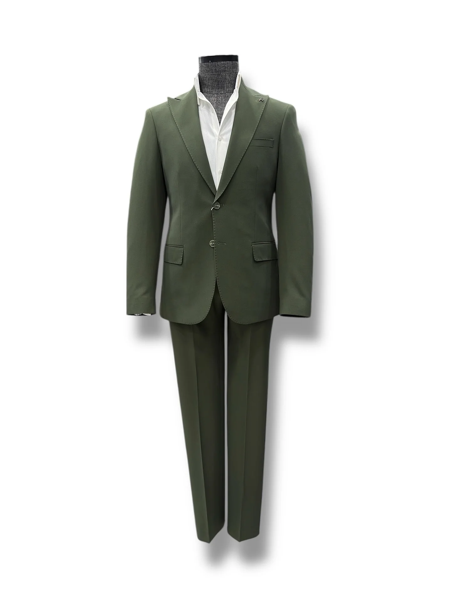 Slim Fit Haki Gent Takım Elbise
