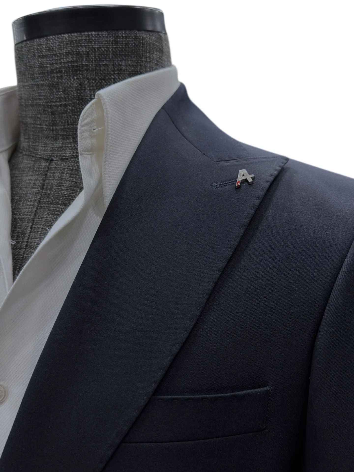 Slim Fit Lacivert Gent Takım Elbise - Image 3