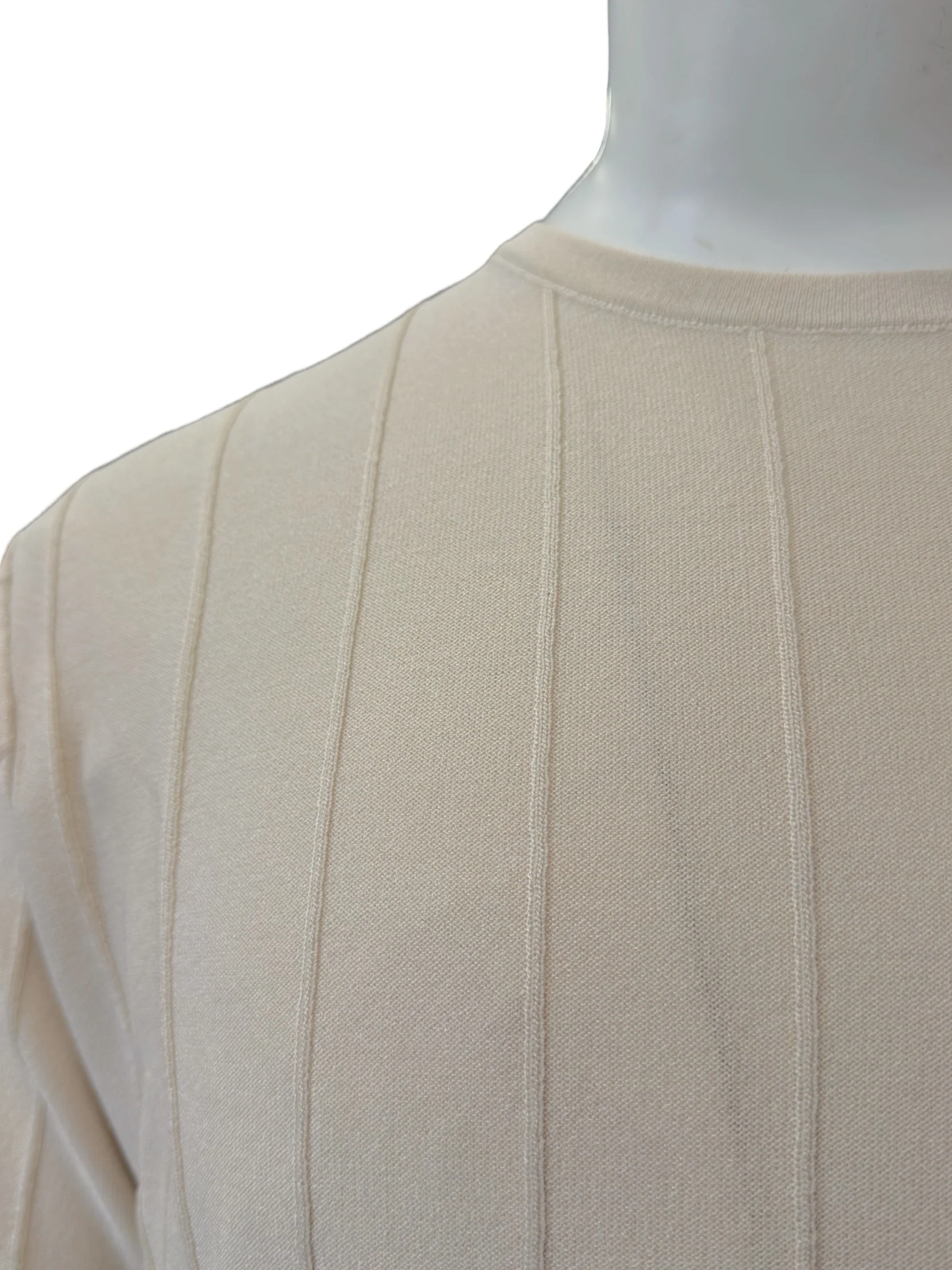 Gölge Çizgili Rayon Triko - Image 2
