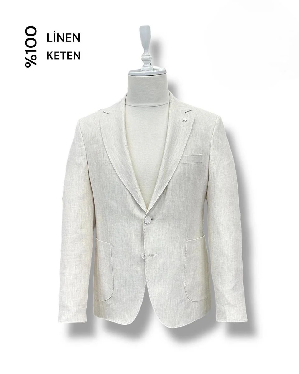 İtalyan Keten Ceket