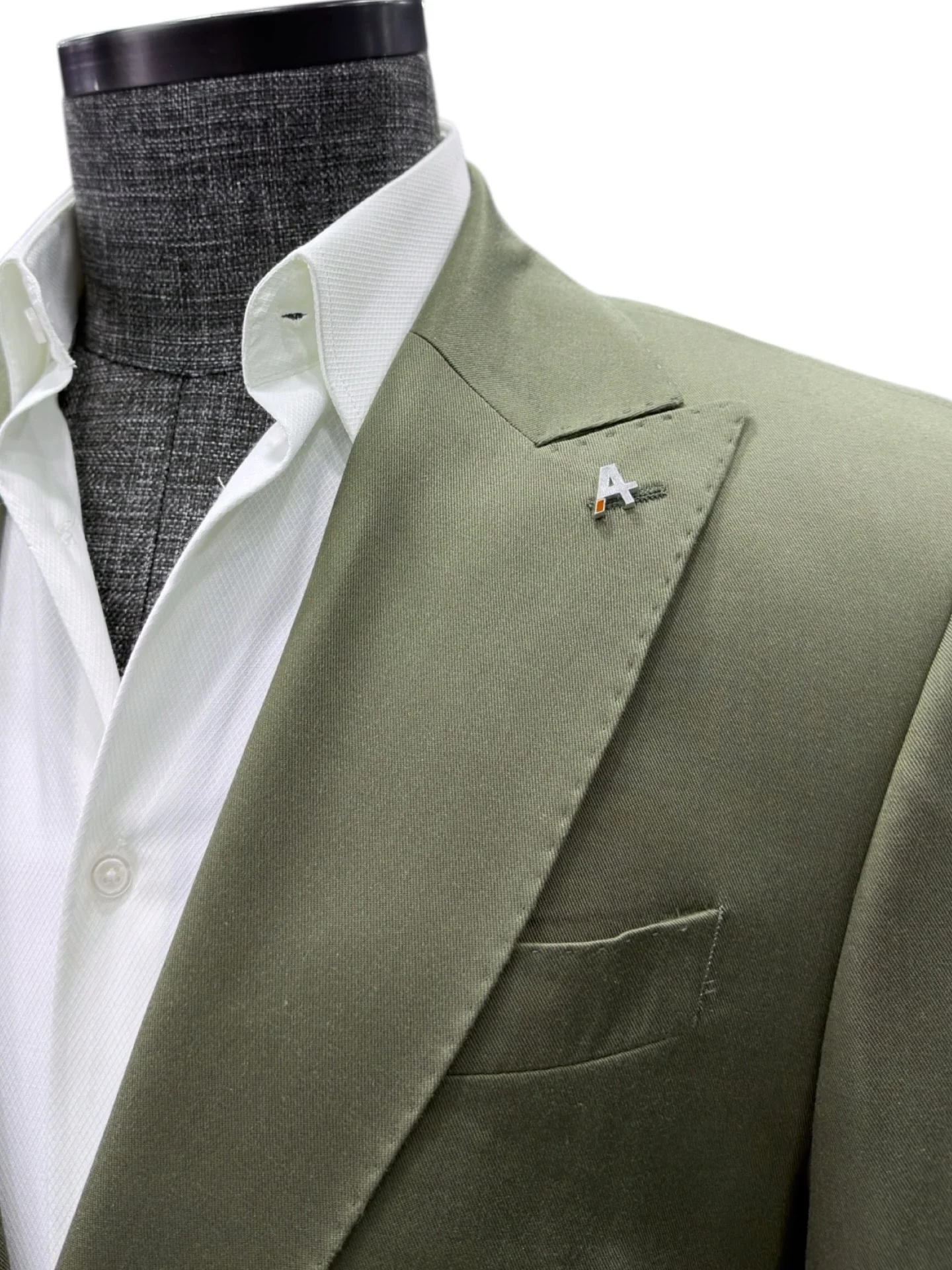 Standart Fit Tencel Kumaş Haki Loreno Takım Elbise - Image 2