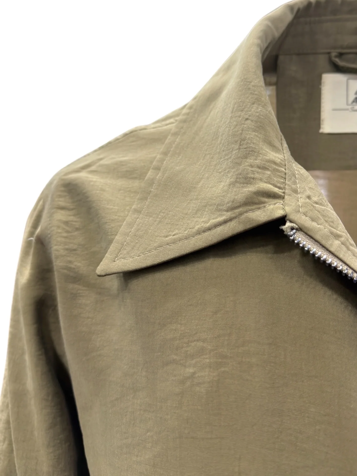 Oversize Hafif Kumaş Taba Lume Mont - Image 2