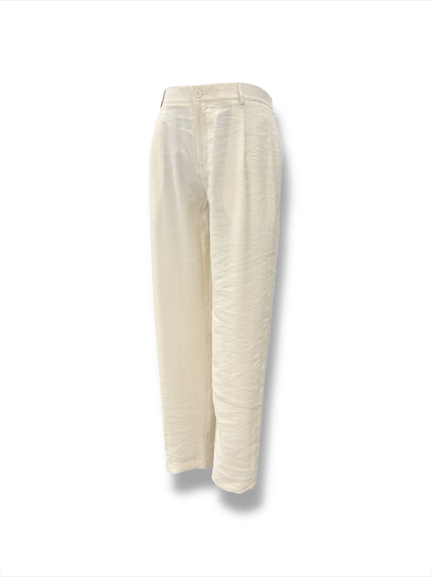 Oversize Hafif Kumaş Bej Lume Pantolon