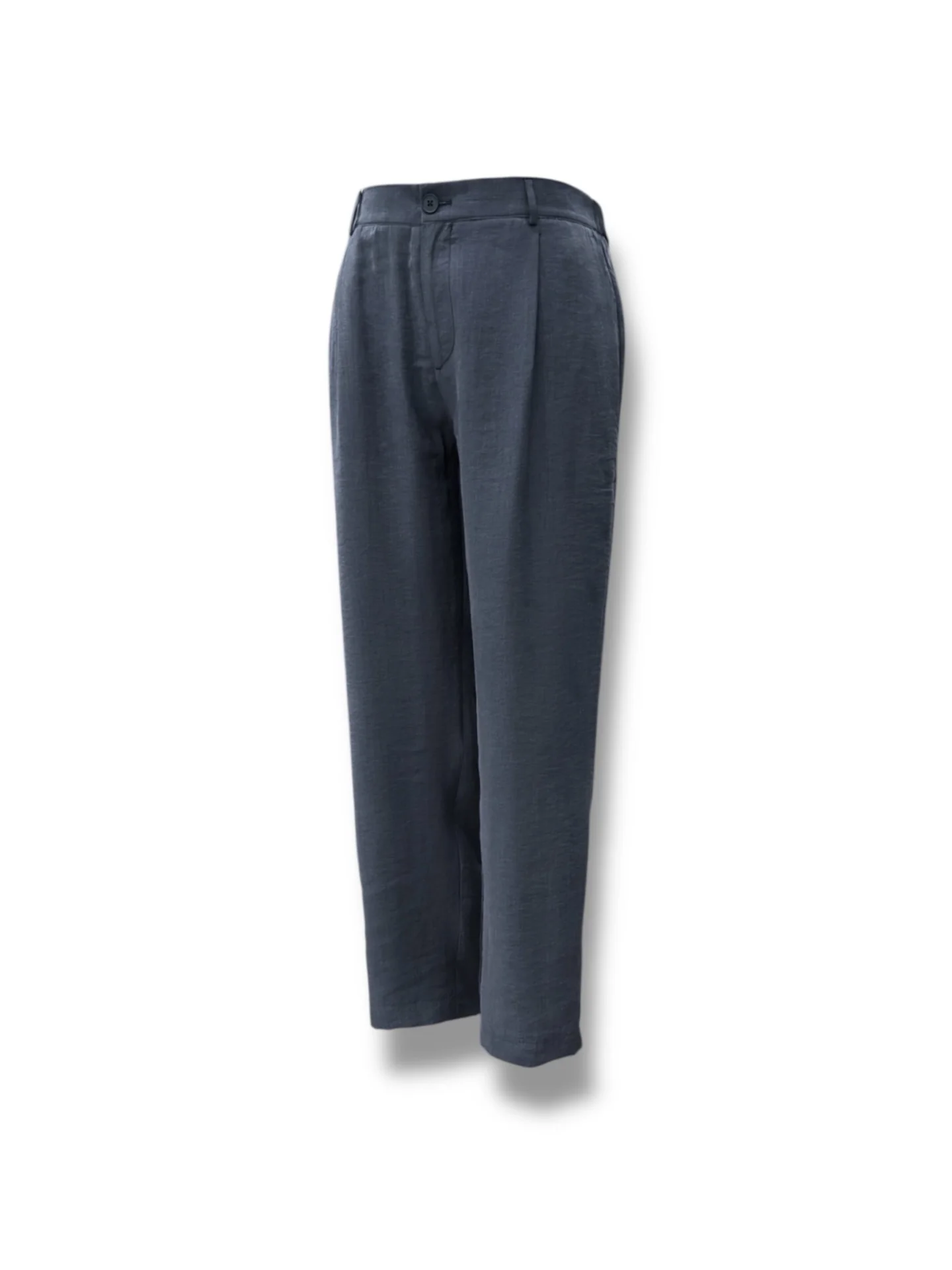 Oversize Hafif Kumaş Lacivert Lume Pantolon