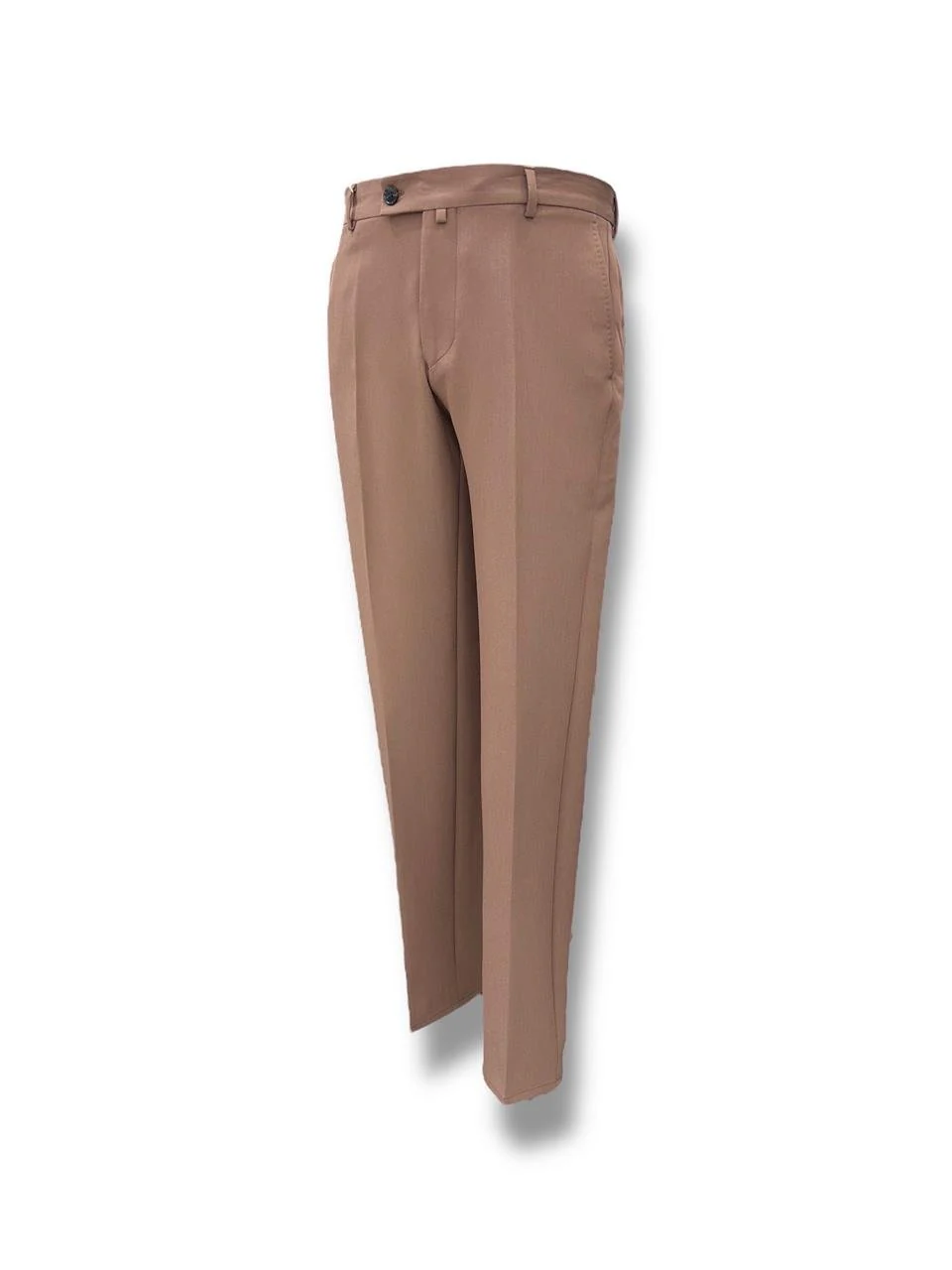 Timeless Açık Kahve Slim Fit Yan Cep Klasik Kesim Likralı Pantolon
