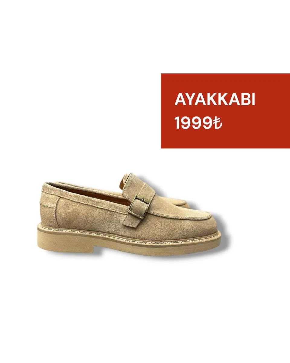Tokalı Süet Ayakkabı