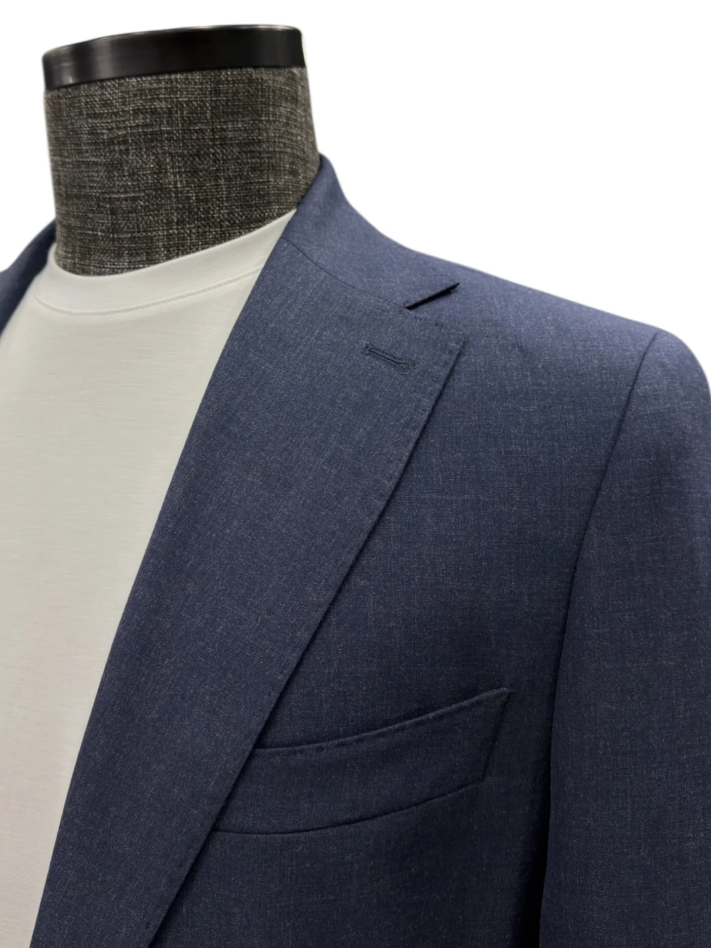 Modern Fit Torba Cep İndigo Travel Takım Elbise - Image 2