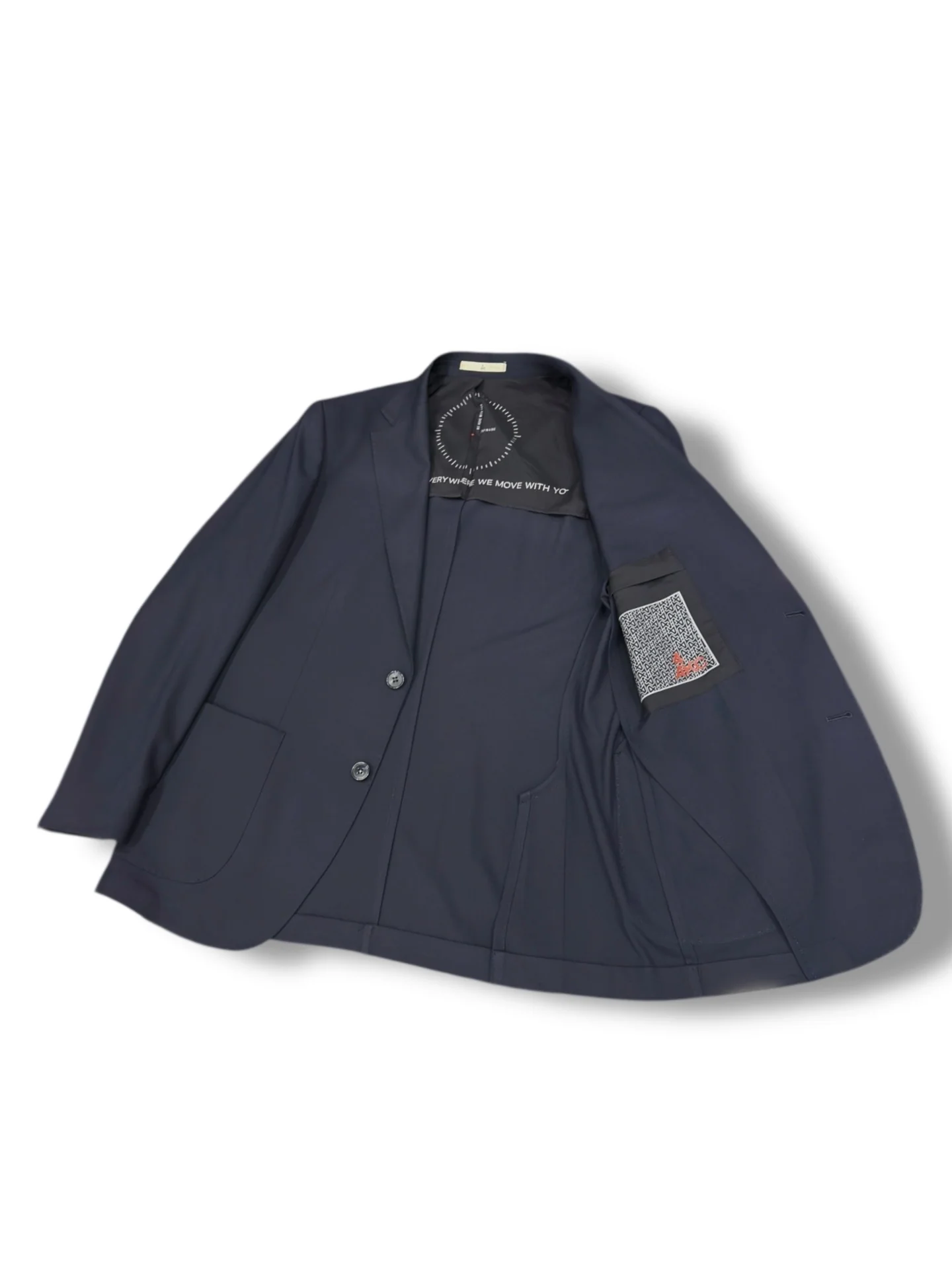 Modern Fit Torba Cep Lacivert Travel Takım Elbise - Image 3