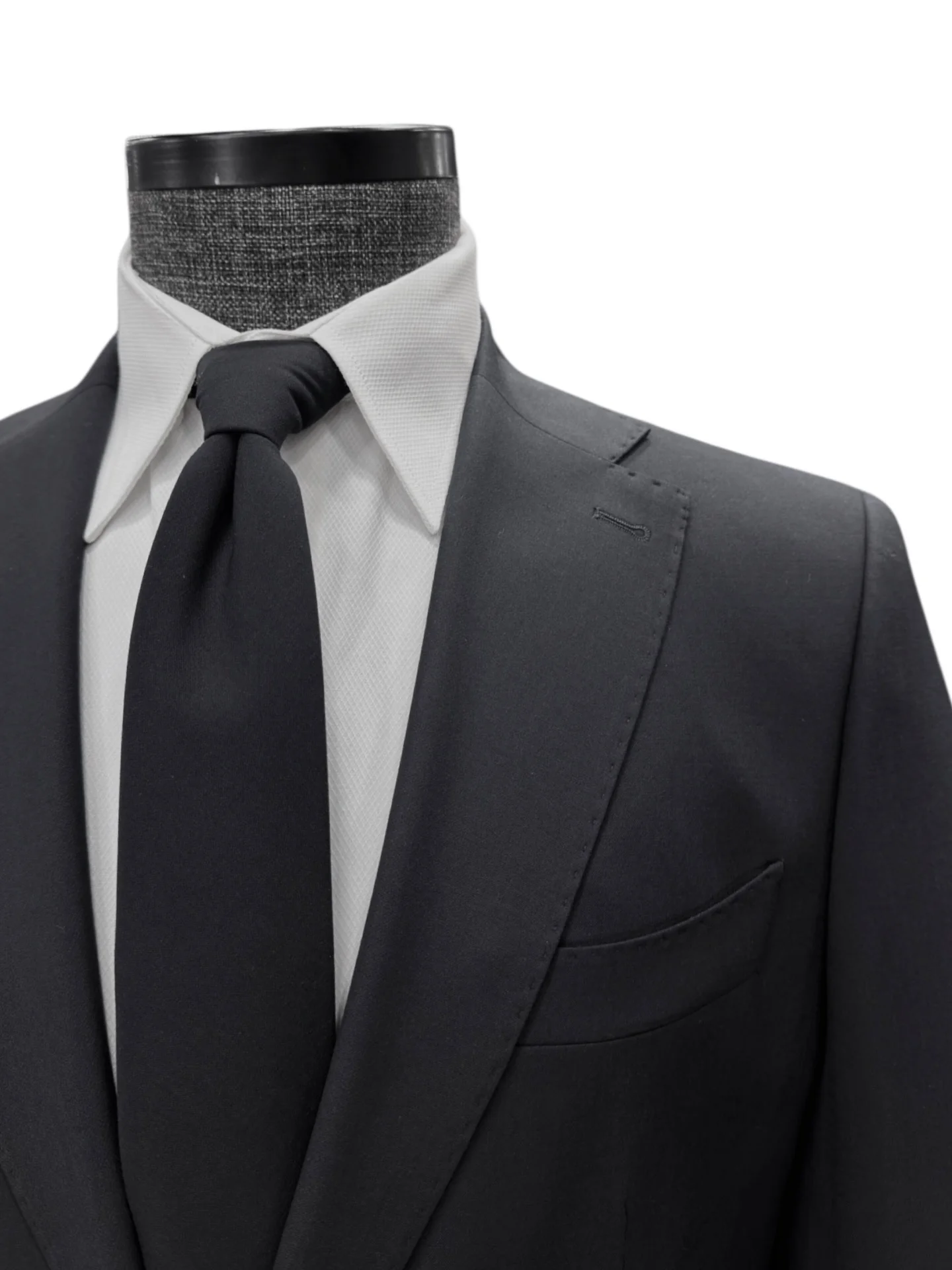 Modern Fit Torba Cep Siyah Travel Takım Elbise - Image 2