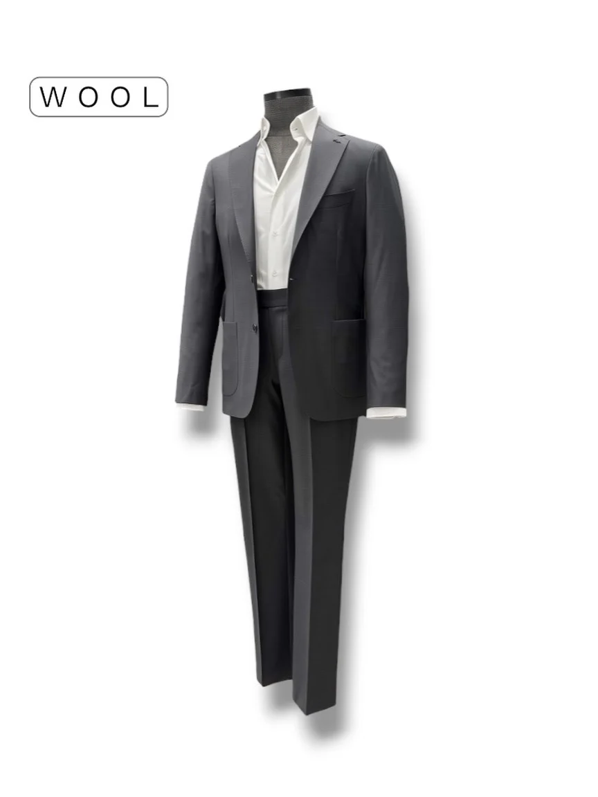 Unlined Yün Takım Elbise