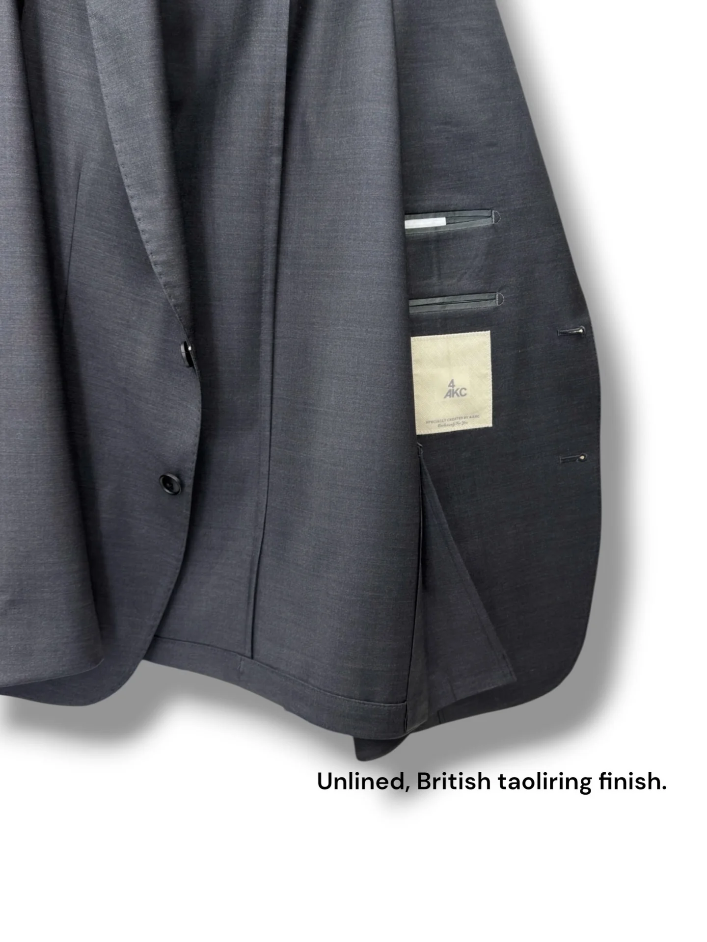 Unlined Yün Takım Elbise - Image 4