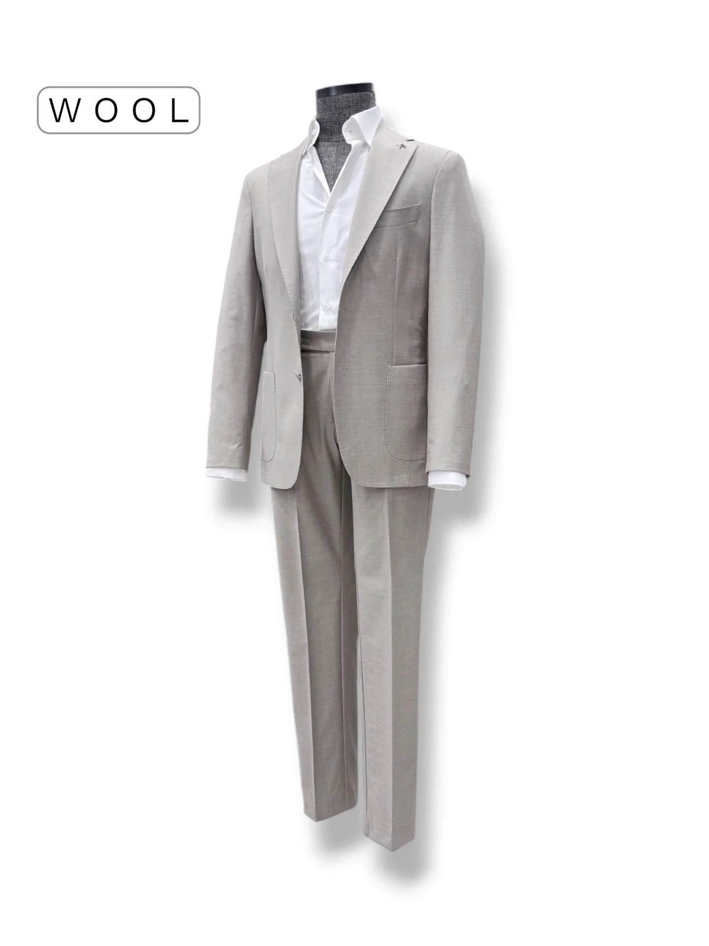 Unlined Yün Takım Elbise