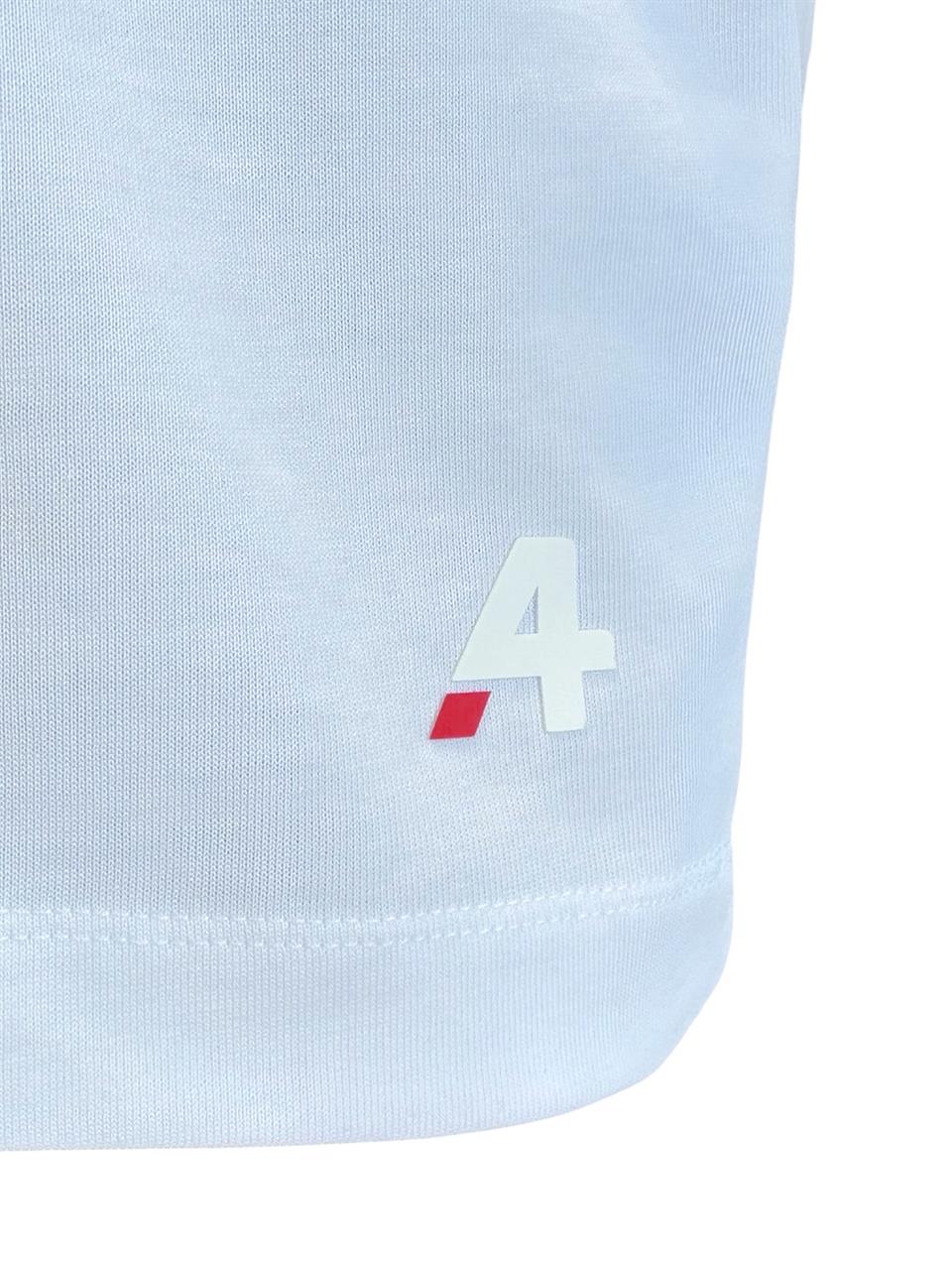 Beyaz Oversize Pamuk T-shirt - Image 3