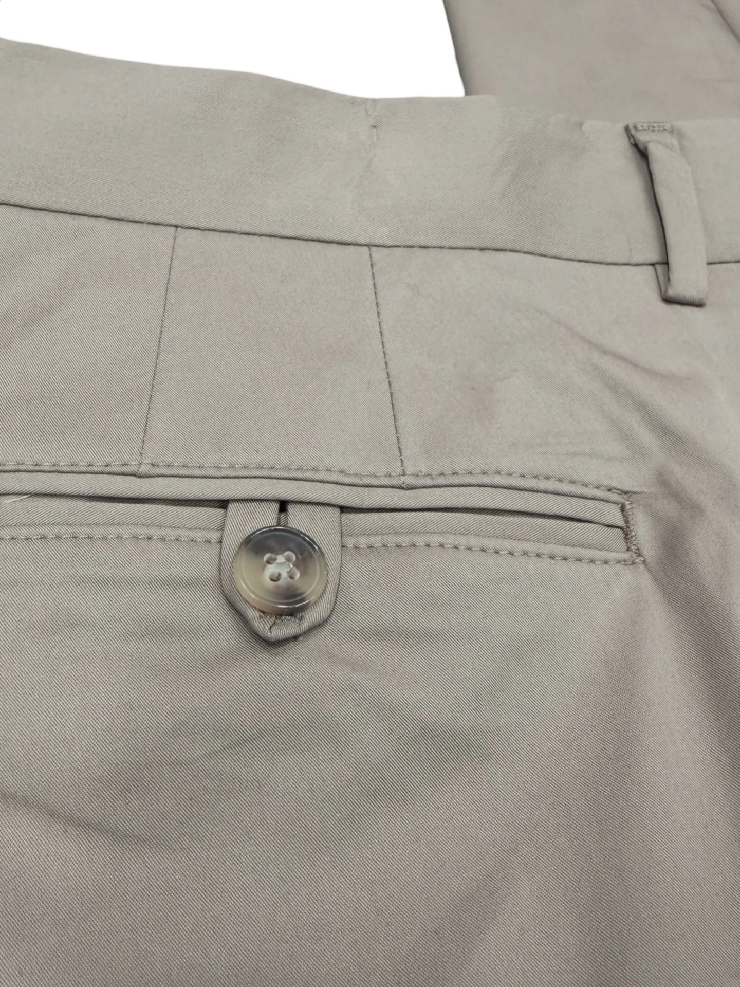 Standart Fit Pamuk Karışımlı Yan Cep Vizon Voyage Pantolon - Image 4